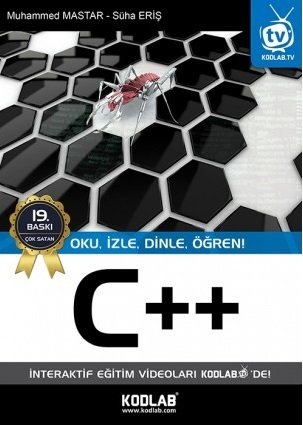 Kodlab C++ 19. Baskı - Muhammed Mastar, Süha Eriş Kodlab Yayınları