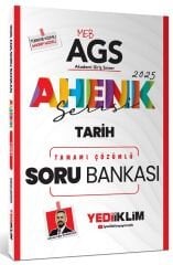 Yediiklim 2025 MEB-AGS Tarih Soru Bankası Çözümlü Ahenk Serisi - Ahmet Uğur Karakuza Yediiklim Yayınları