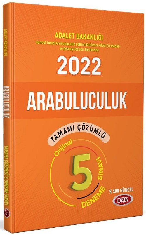 Data 2022 GYS Adalet Bakanlığı Arabuluculuk 5 Deneme Çözümlü Görevde Yükselme Data Yayınları