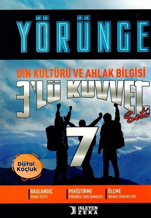 İşleyen Zeka 7. Sınıf Din Kültürü ve Ahlak Bilgisi 3 lü Kuvvet Seti Yörünge Serisi İşleyen Zeka Yayınları