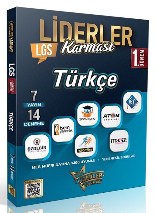 Liderler Karması 8. Sınıf LGS 1. Dönem Türkçe 7 Yayın 14 Deneme Çözümlü Liderler Karması