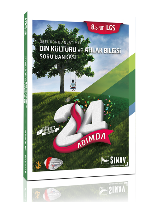 SÜPER FİYAT - Sınav 8. Sınıf LGS 24 Adımda Din Kültürü ve Ahlak Bilgisi Özel Konu Anlatımlı Soru Bankası Sınav Yayınları