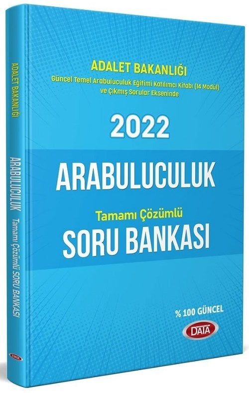 Data 2022 GYS Adalet Bakanlığı Arabuluculuk Soru Bankası Çözümlü Görevde Yükselme Data Yayınları