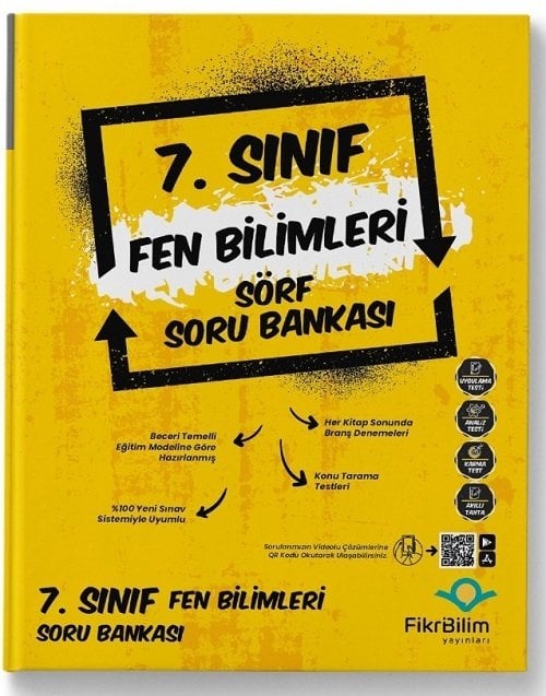 FikriBilim 7. Sınıf Fen Bilimleri Sörf Soru Bankası FikriBilim Yayınları