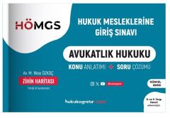 Öğretir HMGS Avukatlık Hukuku Kamp Kitabı Konu Anlatımlı Soru Bankası - M. Nisa Özkoç Öğretir Yayınları