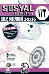 Bilgi Sarmal 2019 YKS AYT Sosyal Bilimler-1 30x16 Branş Denemeleri Bilgi Sarmal Yayınları