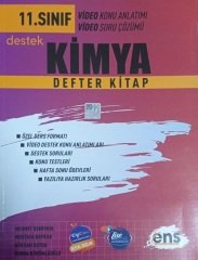 ENS Yayınları 11. Sınıf Kimya Destek Defter Kitap ENS Yayınları