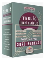 Dizgi Kitap 2020 TEBLİĞ Artıvizyon İdari Hakimlik Soru Bankası Seti Çözümlü Dizgi Kitap