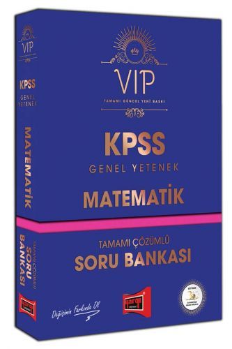 Yargı 2019 KPSS VIP Matematik Soru Bankası Çözümlü Yargı Yayınları