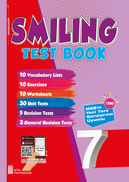 Ata Yayıncılık 7. Sınıf İngilizce Smiling Test Book Ata Yayıncılık