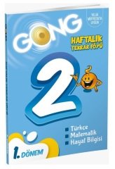 Gong 2. Sınıf 1. Dönem Haftalık Tekrar Föyü Gong Yayınları