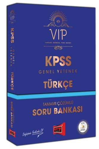 SÜPER FİYAT - Yargı 2019 KPSS VIP Türkçe Soru Bankası Çözümlü Yargı Yayınları