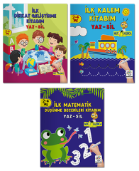 Yükselen Zeka 2-4 Yaş Mucize Karınca Evde Etkinlik Seti (3 Kitap Set) Yükselen Zeka Yayınları