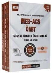 Pegem 2025 ÖABT Sosyal Bilgiler Öğretmenliği Konu Anlatımlı Modüler Set Pegem Akademi Yayınları