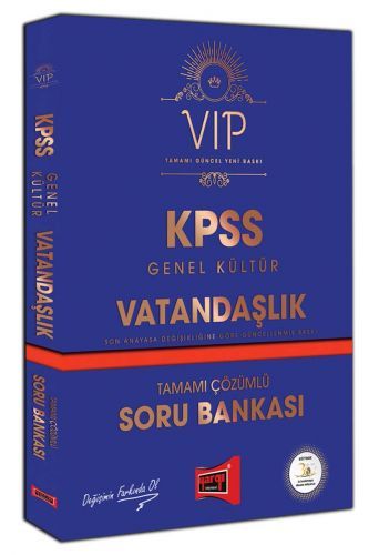 Yargı 2019 KPSS VIP Vatandaşlık Soru Bankası Çözümlü Yargı Yayınları