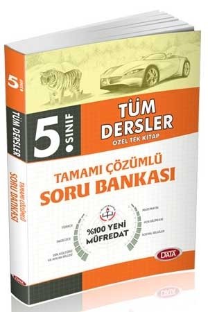 SÜPER FİYAT - Data 5. Sınıf Tüm Dersler Soru Bankası Çözümlü Özel Tek Kitap Data Yayınları