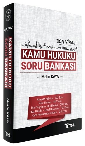 Temsil Son Viraj Kamu Hukuku Soru Bankası Metin Kaya Temsil Yayınları