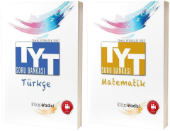 SÜPER FİYAT - Kitap Vadisi YKS TYT Türkçe + Matematik Soru Bankası 2 li Set Kitap Vadisi Yayınları