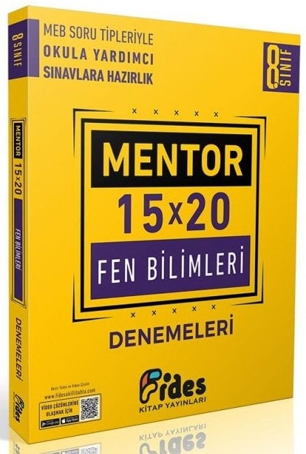 Fides 8. Sınıf Fen Bilimleri Mentor 15x20 Deneme Fides Yayınları