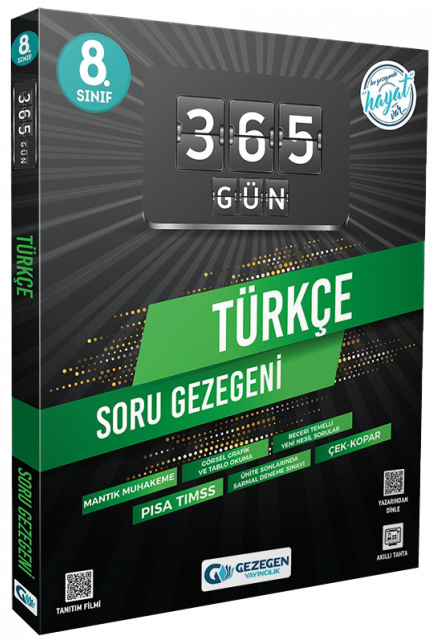 Gezegen 8. Sınıf Türkçe 365 Gün Soru Gezegeni Gezegen Yayınları