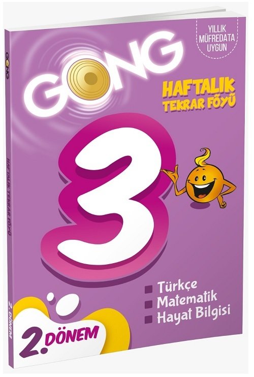 Gong 3. Sınıf 2. Dönem Haftalık Tekrar Föyü Gong Yayınları