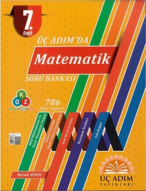 Üç Adım 7. Sınıf Üç Adımda Matematik Soru Bankası Üç Adım Yayınları