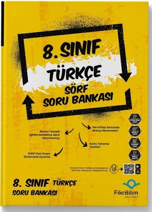 FikriBilim 8. Sınıf Türkçe Sörf Soru Bankası FikriBilim Yayınları