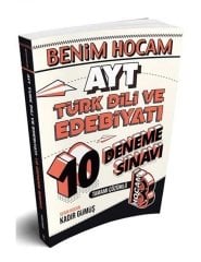 Benim Hocam 2020 YKS AYT Türk Dili ve Edebiyatı 10 Deneme Çözümlü Kadir Gümüş Hocam Yayınları