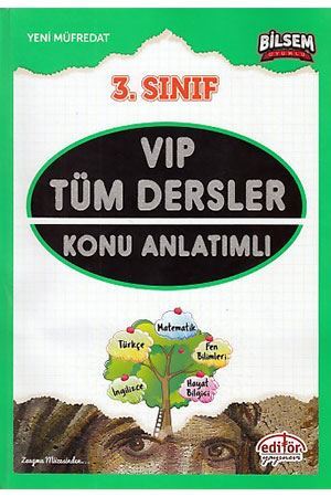 SÜPER FİYAT - Editör 3. Sınıf Tüm Dersler Konu Anlatımlı Editör Yayınları