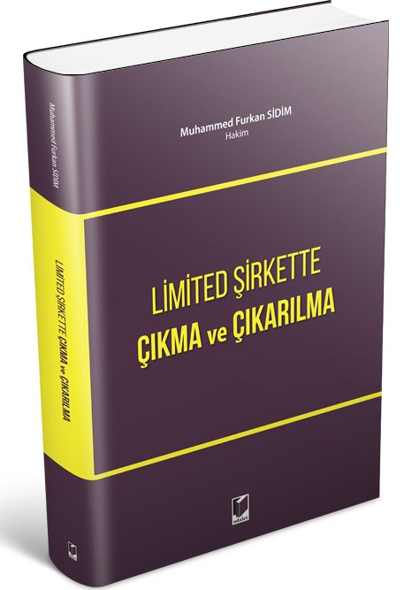 Adalet Limited Şirkette Çıkma ve Çıkarılma - Muhammed Furkan Sidim Adalet Yayınevi