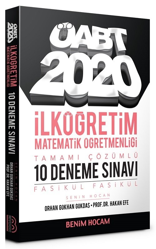 Benim Hocam 2020 ÖABT İlköğretim Matematik 10 Deneme Çözümlü Benim Hocam Yayınları