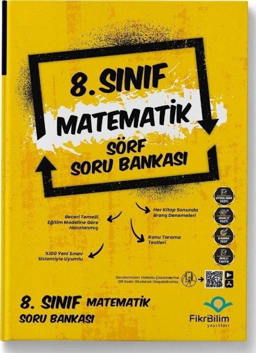 FikriBilim 8. Sınıf Matematik Sörf Soru Bankası FikriBilim Yayınları