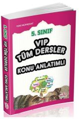 SÜPER FİYAT - Editör 5. Sınıf VIP Tüm Dersler Konu Anlatımlı Tek Kitap Editör Yayınları