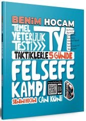 SÜPER FİYAT - Benim Hocam YKS TYT Taktiklerle 5 Günde Felsefe Kampı - Can Köni Benim Hocam Yayınları