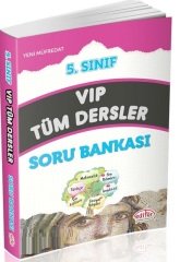 SÜPER FİYAT - Editör 5. Sınıf VIP Tüm Dersler Soru Bankası Editör Yayınları