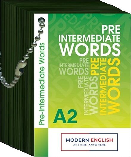 Modern English Pre-Intermediate Words - A2 Kelime Kartları Modern English