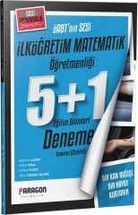 SÜPER FİYAT - Paragon ÖABT İlköğretim Matematik Öğretmenliği 5+1 Deneme Paragon Yayıncılık