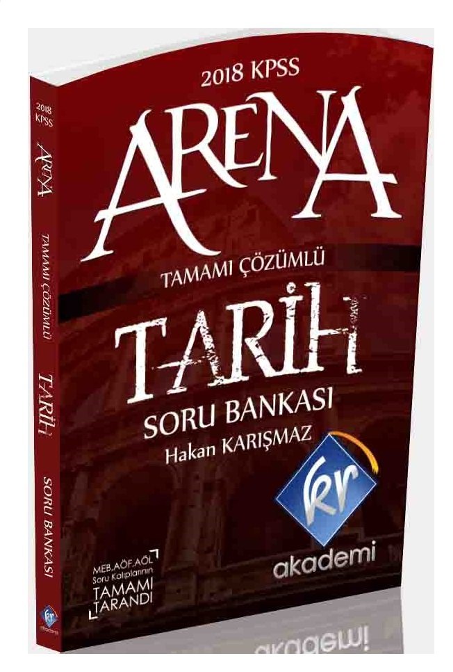 SÜPER FİYAT - KR Akademi 2018 KPSS Arena Tarih Soru Bankası Çözümlü KR Akademi