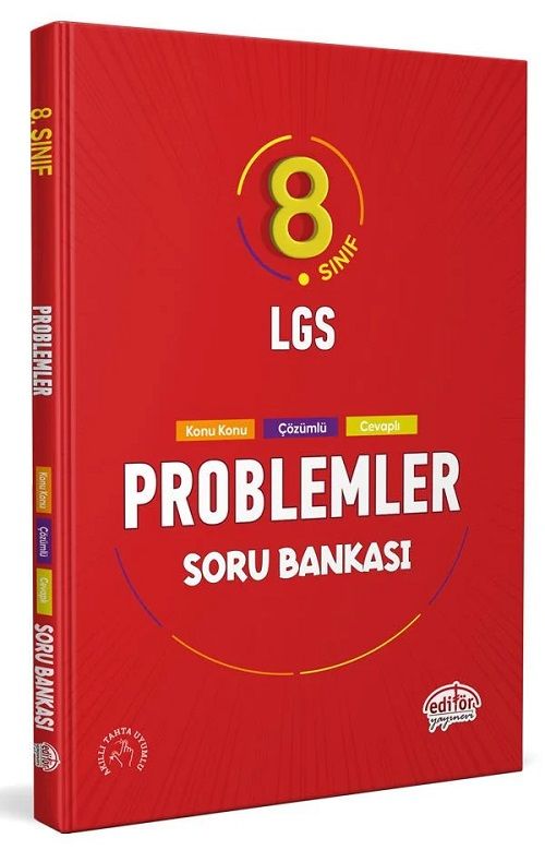 Editör 8. Sınıf LGS Problemler Soru Bankası Editör Yayınları