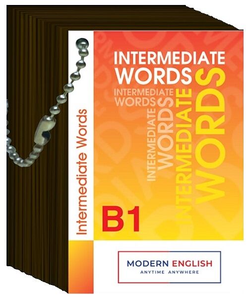 Modern English Intermediate Words B1 Dil Kartları Modern English