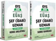 Data 2024 GYS EÜAŞ Şef (İdari) Uzman Konu + Soru Bankası 2 li Set Görevde Yükselme Data Yayınları