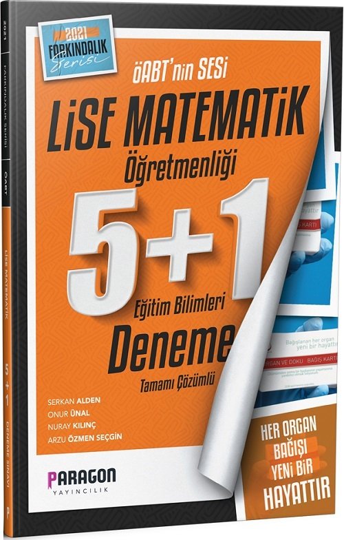 SÜPER FİYAT - Paragon ÖABT Lise Matematik Öğretmenliği 5+1 Deneme Paragon Yayıncılık