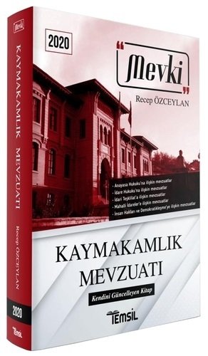 Temsil 2020 Mevki Kaymakamlık Mevzuatı - Recep Özceylan Temsil Kitap Yayınları