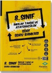 FikriBilim 8. Sınıf TC İnkılap Tarihi ve Atatürkçülük Sörf Soru Bankası FikriBilim Yayınları