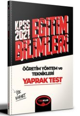 SÜPER FİYAT - Yediiklim 2021 KPSS Öğretim Yöntem ve Teknikleri Yaprak Test Çek Kopart Yediiklim Yayınları