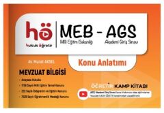 Öğretir MEB-AGS Mevzuat Bilgisi Konu Anlatımı - Murat Aksel Öğretir Yayınları