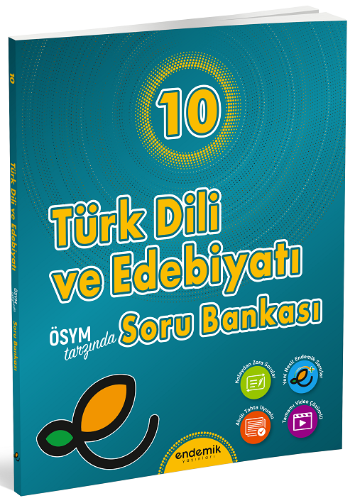 Endemik 10. Sınıf Türk Dili ve Edebiyatı Soru Bankası Endemik Yayınları