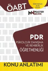 Master Work ÖABT PDR Psikolojik Danışma ve Rehberlik Öğretmenliği Konu Anlatımı Master Work Yayınları