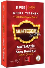 SÜPER FİYAT - Yargı 2019 KPSS Muhteşem Show Matematik Soru Bankası Çözümlü Yargı Yayınları