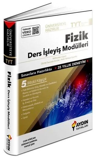 Aydın YKS TYT Fizik Ders İşleyiş Modülleri 5 Modül Aydın Yayınları